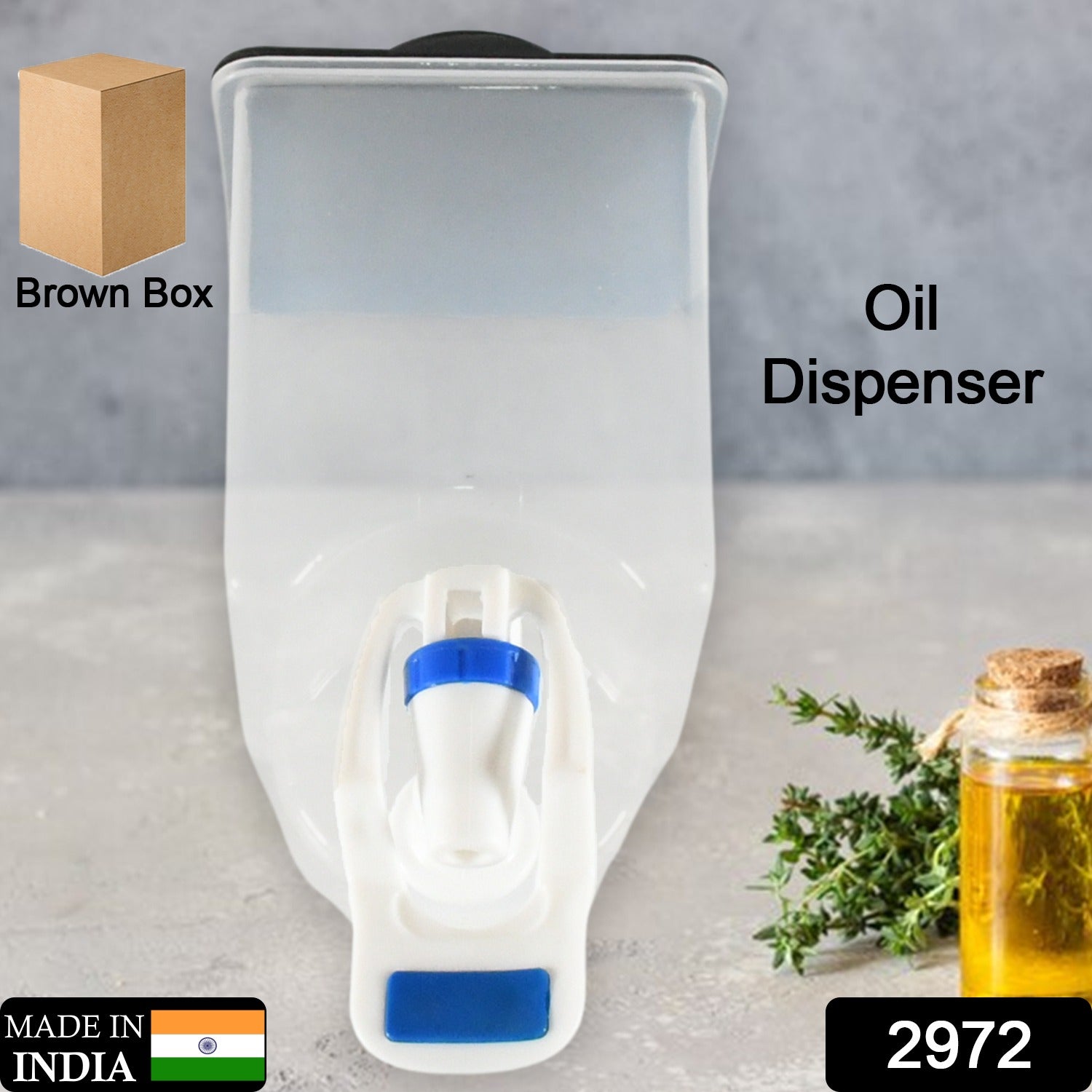 Wall Mounted Oil Dispenser Bottle (1100ml Approx) Wall Mounted Oil Dispenser Bottle (1100ml Approx)